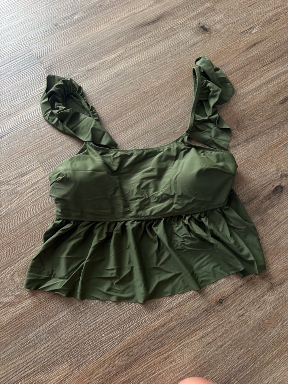 No brand 2XL green tankini top